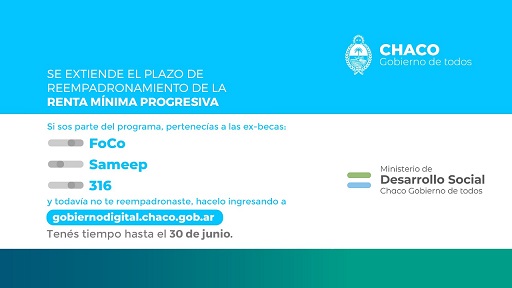 Desarrollo Social extiende el plazo de reempadronamiento de la